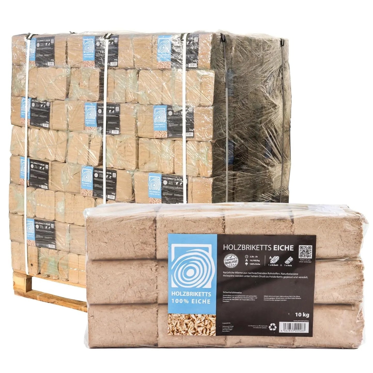 Briquettes de coques de tournesol Cheminée RUF 800 kg|66x12kg