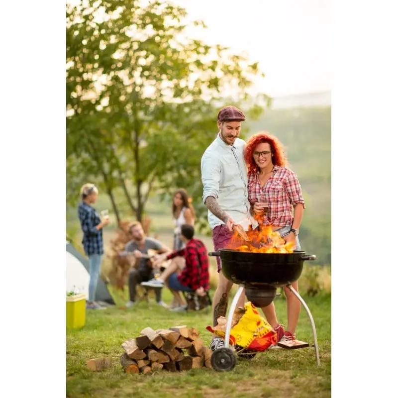 Palette de 1st de bois de chauffage spécial barbecue-sec séchoirs-prêt à l'emploi-mélange feuillus