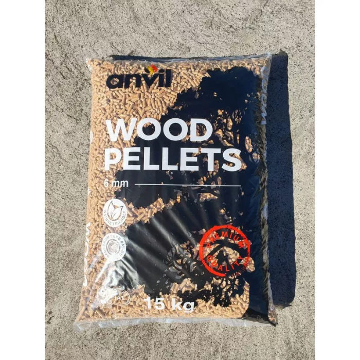 Pellet ANVIL – Palette de 70 sacs de 15Kg – EN Plus A1