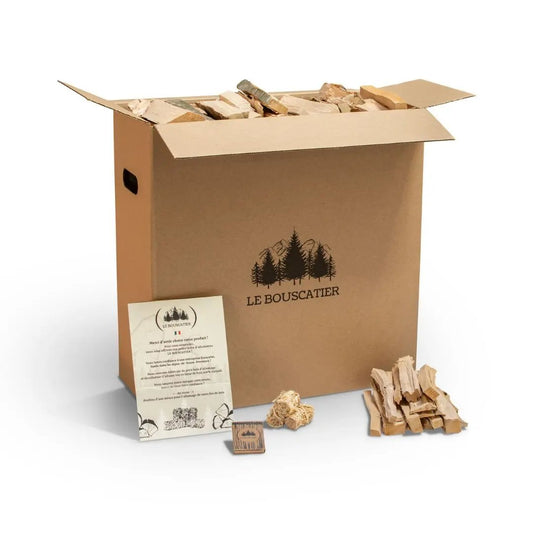 12 kg - Bois d'allumage Le Bouscatier " Le bucheron provençal "