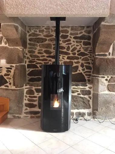 Poêle à granulés Nina noir de la marque Palazzetti