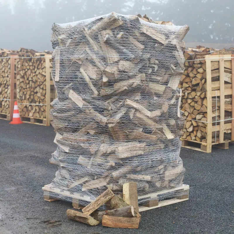 Ballot de bois de chauffage sec séchoirs–Prêt à l'emploi–Mélange feuillus haute performance