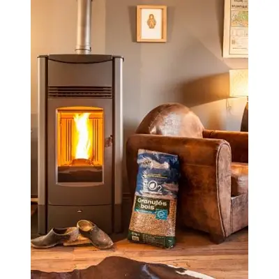 Granulés de bois EO2-sac de 15kg-DINplus