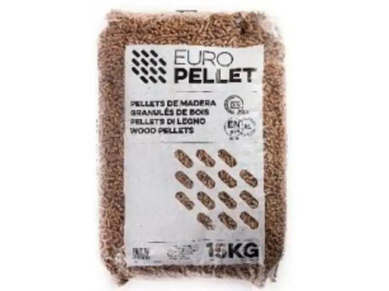Palette de granulés de bois Europellet 77 sacs de 15kg