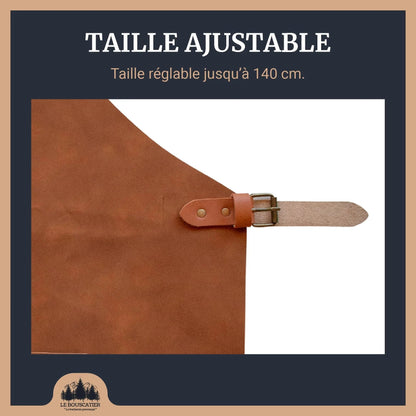 Tablier cuisine en cuir-Brasero, barbecue, cuisine extérieur intérieur