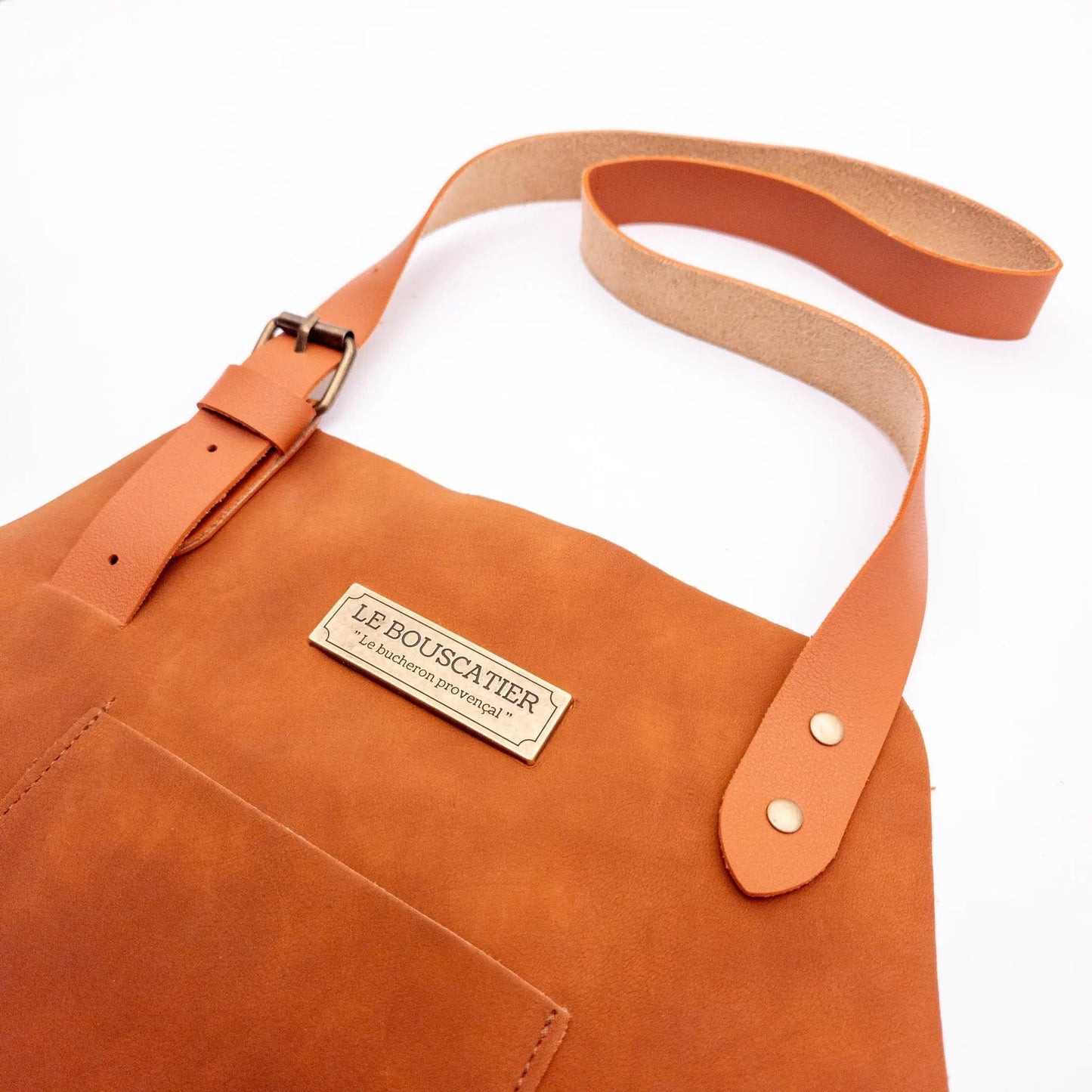 Tablier cuisine en cuir-Brasero, barbecue, cuisine extérieur intérieur