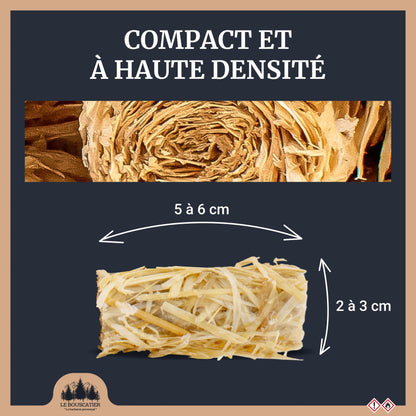 KIT MA FLAMBÉ PLAISIR-15x fagotins 25L bois de chauffage extra sec + 12kg bois d'allumage + 2kg alume-feu