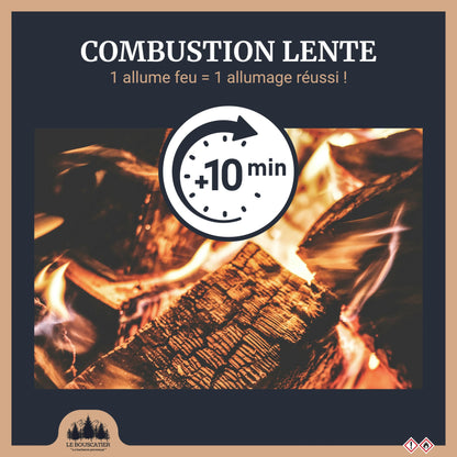 Allumes-feu en laine de Bois 780/800u