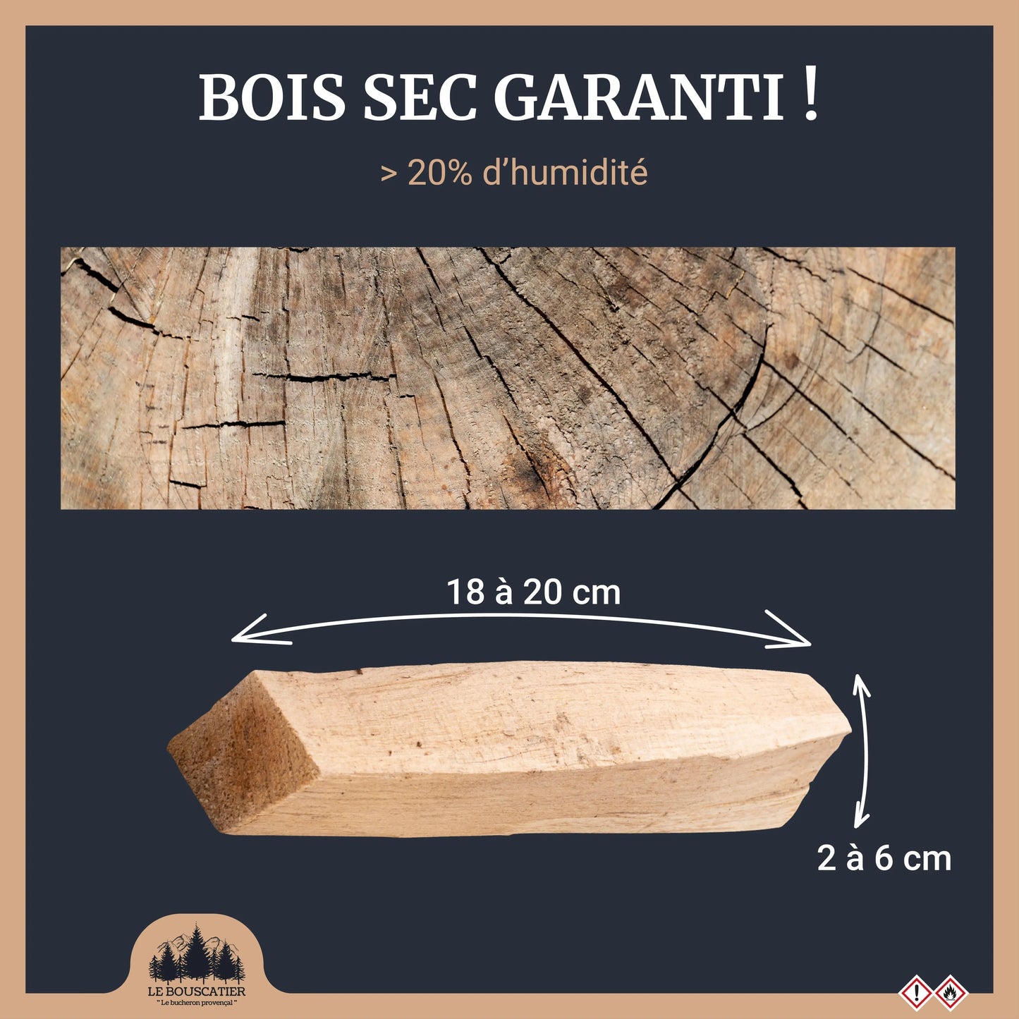 Bois d'allumage 12 kg