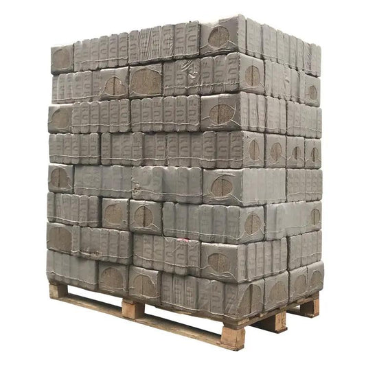 Briquettes Ruf Briquettes de lin Cheminée Poêle Charbon Briquette 960kg x 25 Palette