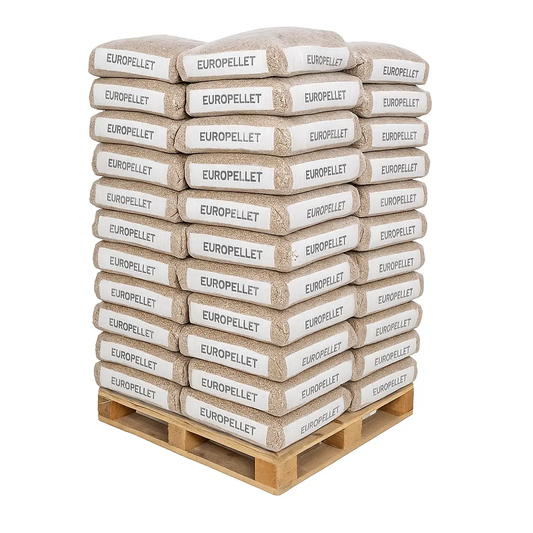 Palette de granulés de bois Europellet 77 sacs de 15kg BAILLET