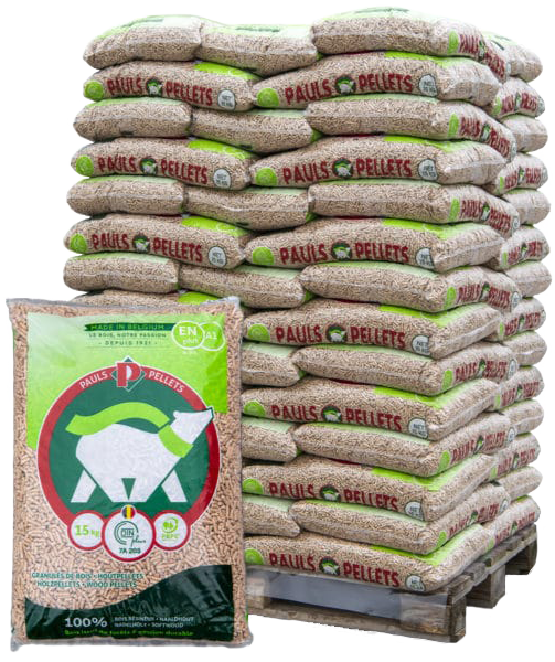 Granulés de bois PAULS Pellets 70 sacs-1050kg