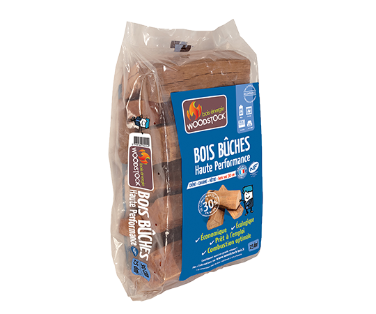 Les bûches à haut rendement