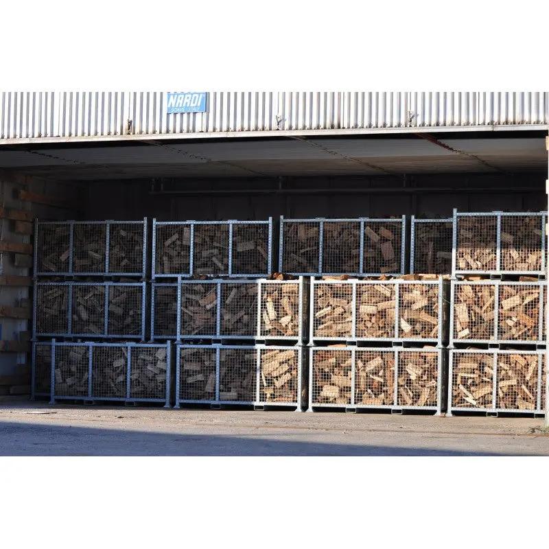 Bois de chauffage haute performance - Bûches sèches prêtes à l'emploi - Mélange de bois durs de qualité supérieure