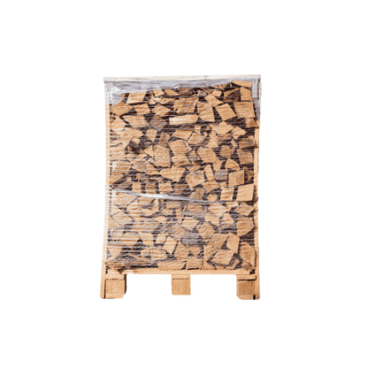 Palette de 1st de bois de chauffage spécial barbecue-sec séchoirs-prêt à l'emploi-mélange feuillus