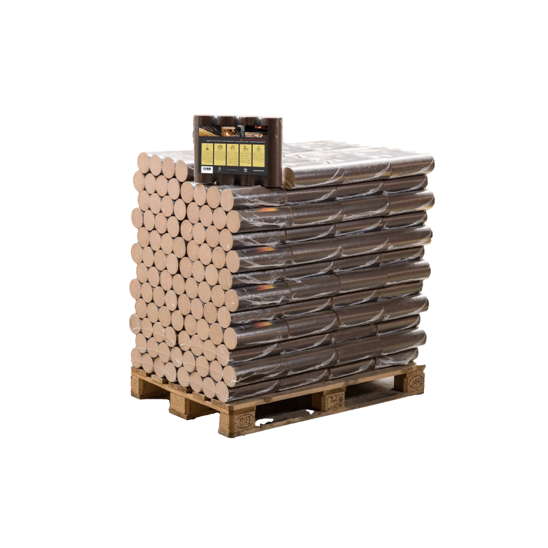 Briquettes 100% Hêtre Premium - 960kg (96 sacs de 10 kg) Ma boutique