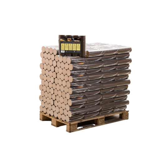 Briquettes 100% Hêtre Premium - 960kg (96 sacs de 10 kg) Ma boutique