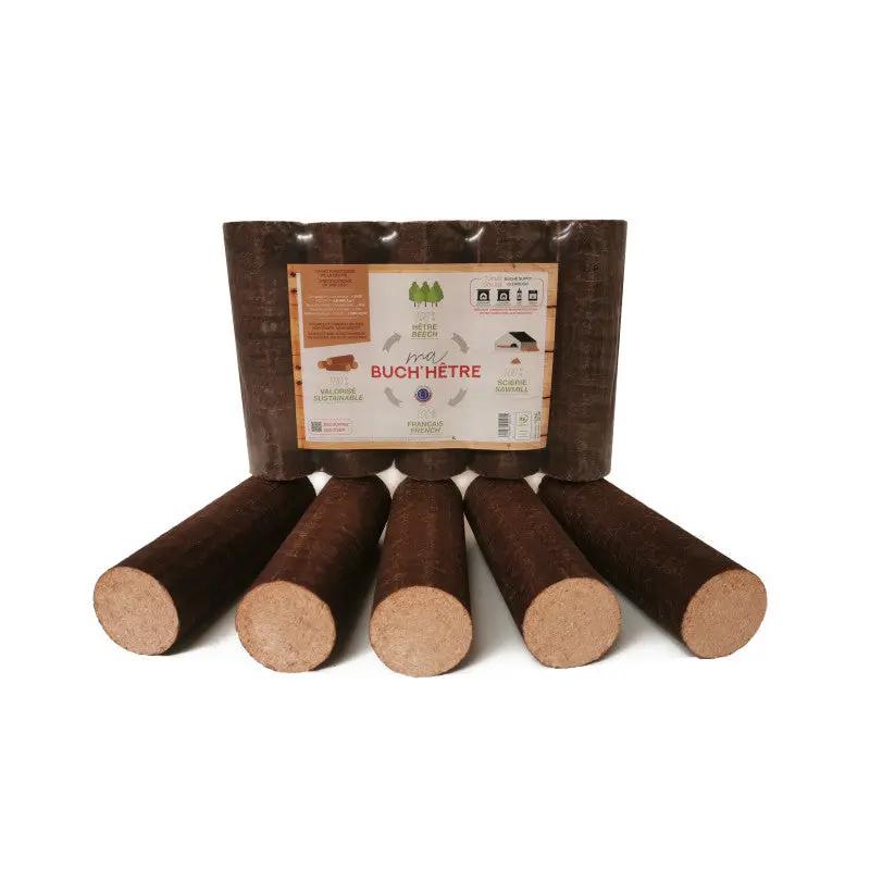 Bûches compressées 100% hêtre-Palette de 1040kg
