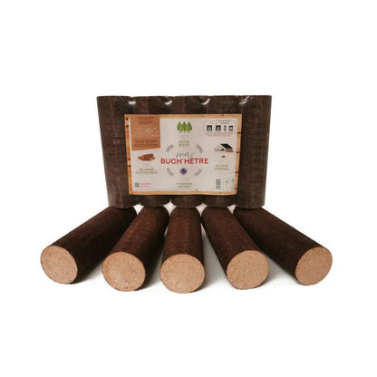 Bûches compressées 100% hêtre-Palette de 1040kg