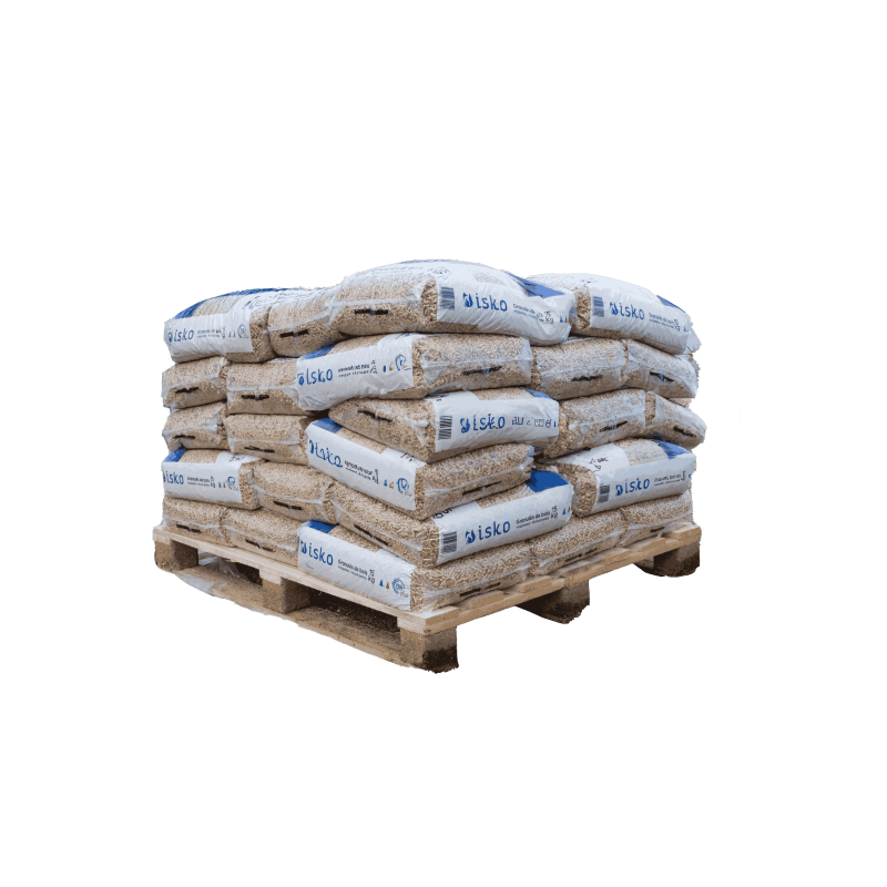 Demi-palette de granulés de bois ISKO - 35 sacs Ma boutique