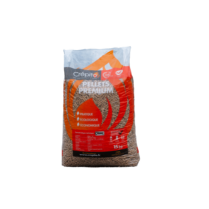 Granulés de bois Crépito (palette de 72 sacs-1080kg)