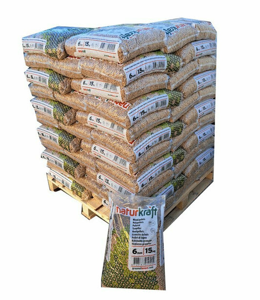 Granulés de bois de Naturkraft – Palette de 66 sacs