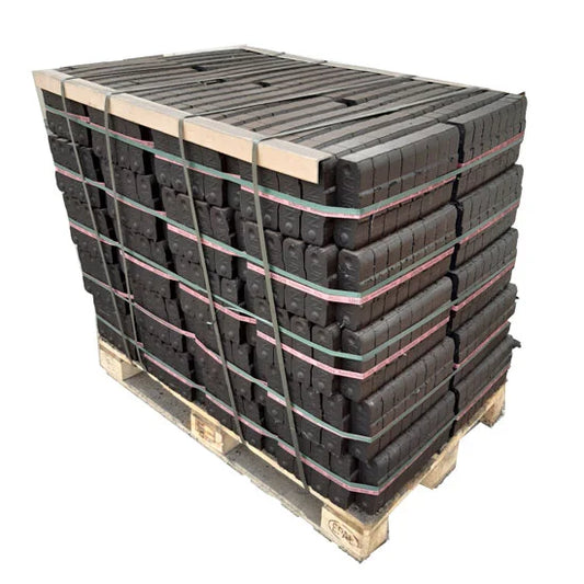 Briquettes de lignite palette de 1 T (40 paquets de 25 kg)