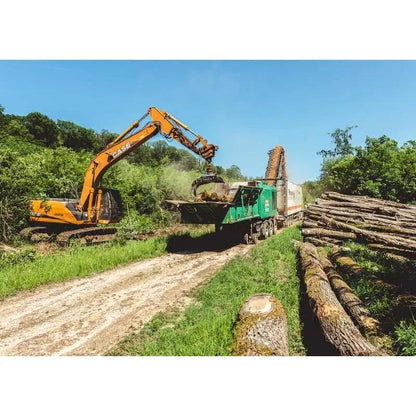 Plaquette forestière par camion souffleur 30m3