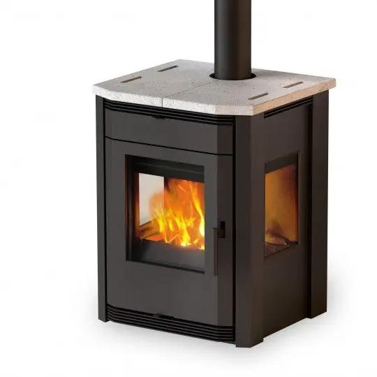 MBS Eva Poêle à bois 3 faces