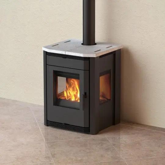 MBS Eva Poêle à bois 3 faces