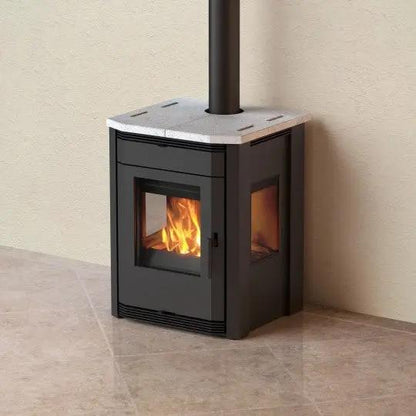 MBS Eva Poêle à bois 3 faces