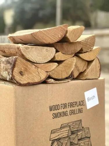 Bouleau 660kg Bois de chauffage et barbecue