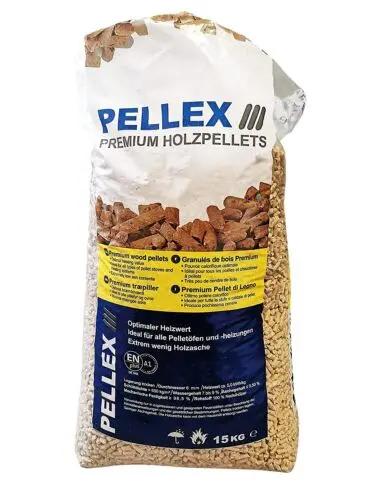 Premium pellets de bois combustible chauffage chaudière sac 15kg A1