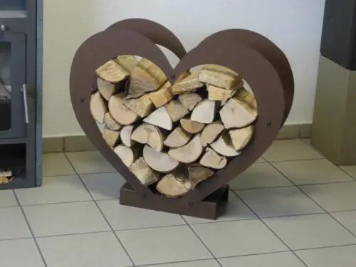 Étagère à bois pour poêle