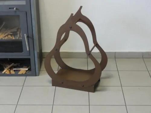 Étagère à bois pour poêle