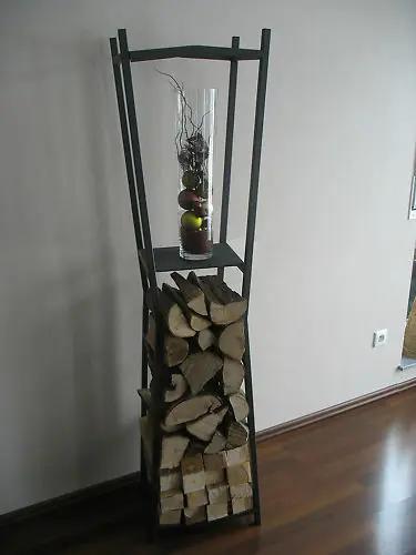 Étagère à bois de chauffage