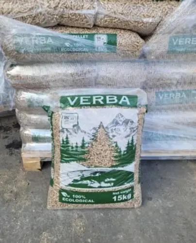 Pellets de bois en sac Pellets de chauffage Bois de chauffage 15kgx20=300kg palette classe A